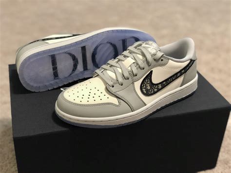 dior air jordan lows|jordan 1 Dior low cut.